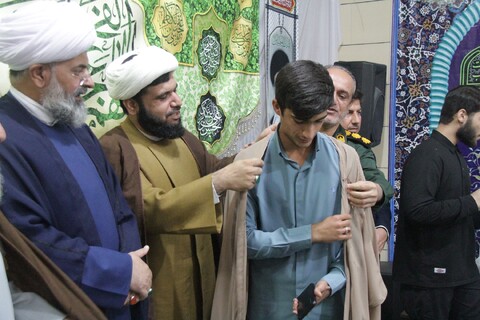تصاویر/ آیین عباگذاری و تجلیل از طلاب و اساتید موفق مدرسه علمیه خورموج