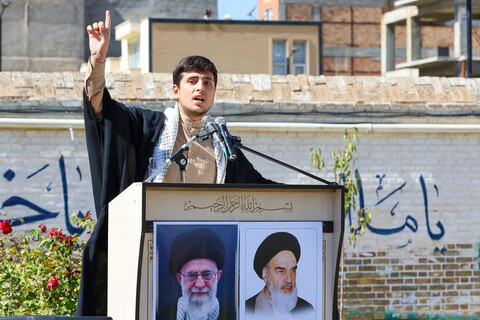 تصاویر | تجمع حمایتی طلاب و روحانیون تبریز از فرمایشات مقام معظم رهبری