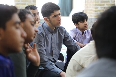 تصاویر/ دیدار مدیر حوزه علمیه استان یزد با طلاب مدرسه علمیه امام خمینی (ره) یزد