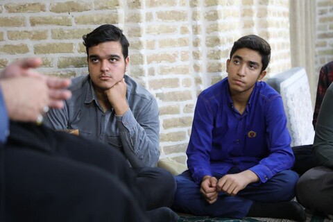 تصاویر/ دیدار مدیر حوزه علمیه استان یزد با طلاب مدرسه علمیه امام خمینی (ره) یزد