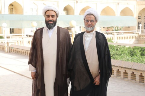 تصاویر/ دیدار مدیر حوزه علمیه استان یزد با کادر مدرسه علمیه امام خمینی (ره) یزد