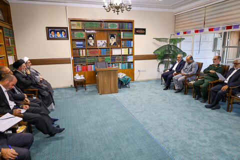 تصاویر | جلسه هیئت امنای ستاد بازسازی عتبات عالیات استان آذربایجان شرقی