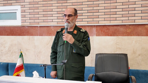 حوزه/ مراسم گرامیداشت هفته دفاع مقدس در مدرسه علمیه امیرالمومنین (ع) تبریز