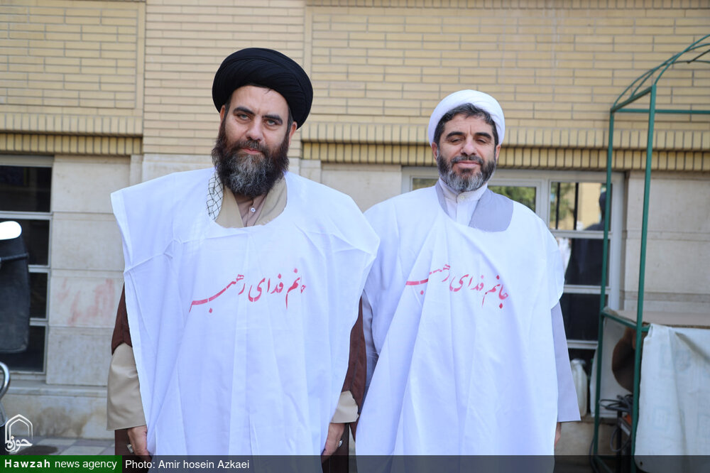 طلاب همدان در صف اول دفاع از رهبری