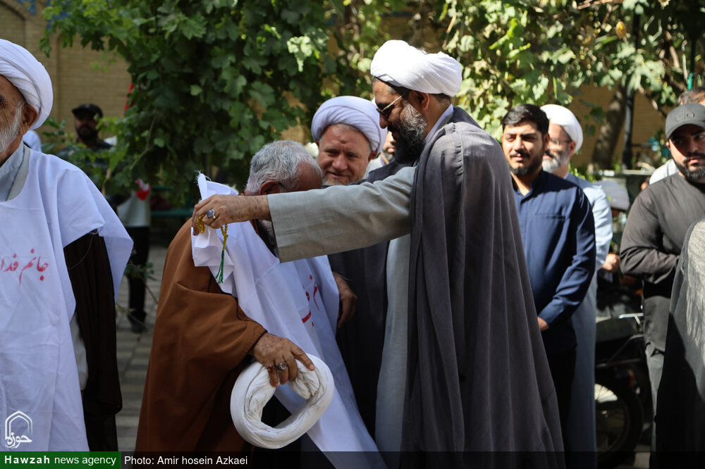 طلاب همدان در صف اول دفاع از رهبری