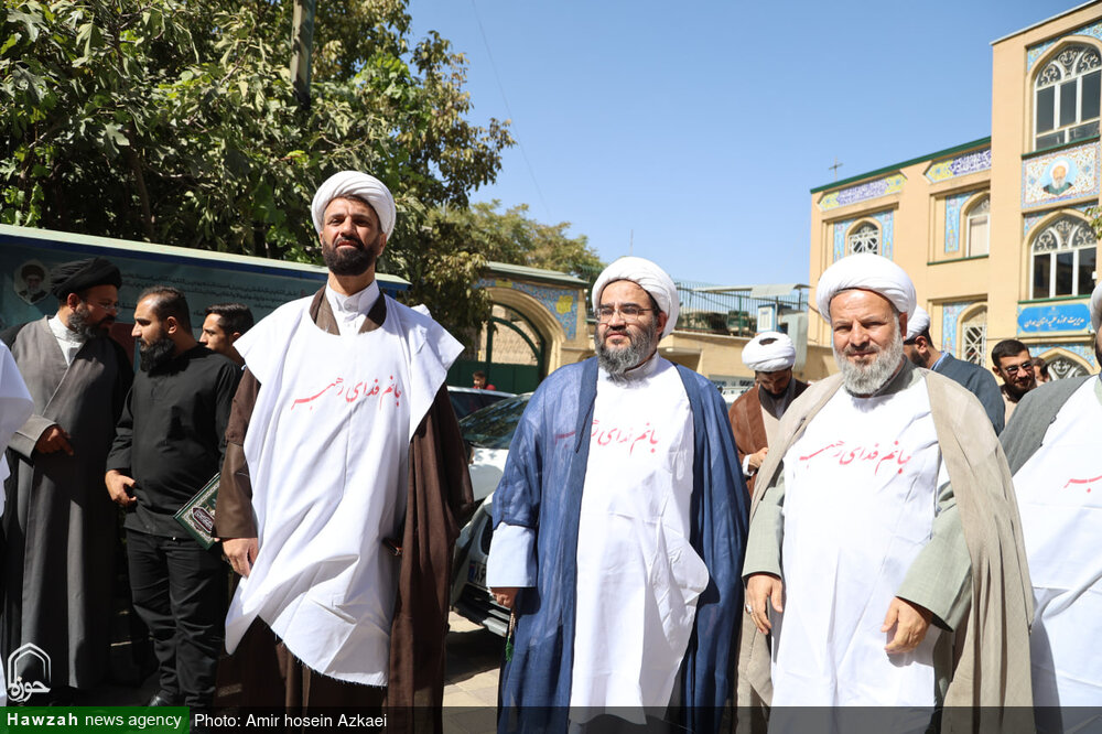 طلاب همدان در صف اول دفاع از رهبری