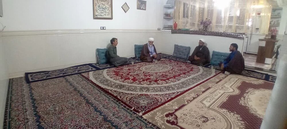 تصاویر/ حضور معاون تبلیغ حوزه علمیه برادران استان کرمان در بخش شهداد کرمان