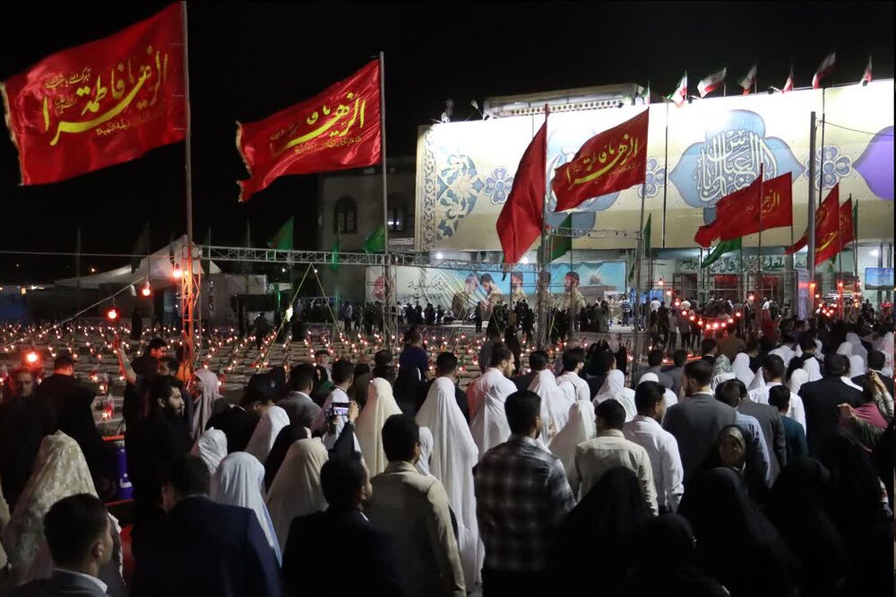 جشن ازدواج ۱۱۰ زوج جوان در دومین کنگره ملی سه هزار شهید استان سمنان + عکس