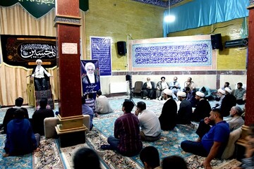 مراسم سالگرد درگذشت آیت‌الله ممدوحی در کرمانشاه برگزار شد+عکس
