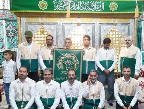 تصاویر/محفل عاشورایی خادمیاران آران و بیدگلی با شهید قریشی در گلزار شهدای نوش آباد