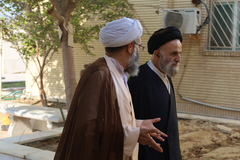 تصاویر/ بازدید آیت الله غروی از مدرسه علمیه امام جعفرصادق (ص) قشم