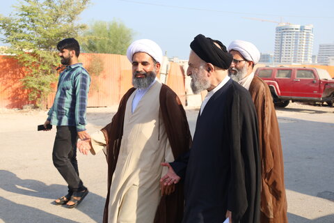 تصاویر/ بازدید آیت الله غروی از مدرسه علمیه امام جعفرصادق (ص) قشم