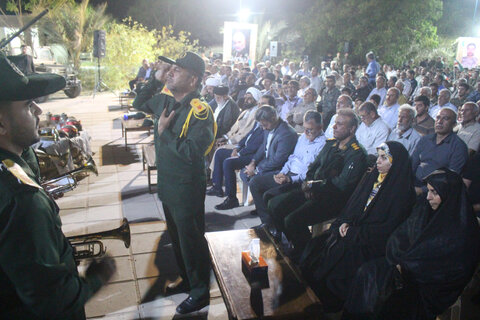 تصاویر/ همایش بزرگ اقتدار دفاع مقدس در دلوار برگزار شد