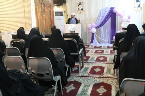 تصاویر/ برگزاری آیین افتتاحیه سال تحصیلی جدید مدرسه علیمه خواهران عسلویه