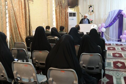 تصاویر/ برگزاری آیین افتتاحیه سال تحصیلی جدید مدرسه علیمه خواهران عسلویه