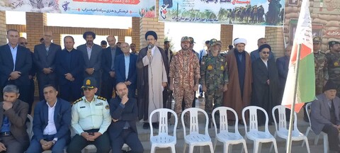 تصاویر / مراسم غباروبی مزار شهدای شهرستان سراب