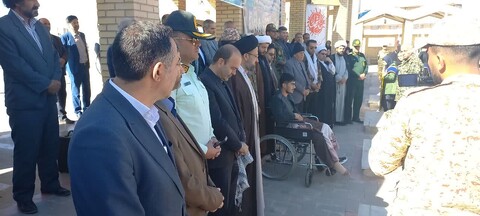 تصاویر / مراسم غباروبی مزار شهدای شهرستان سراب