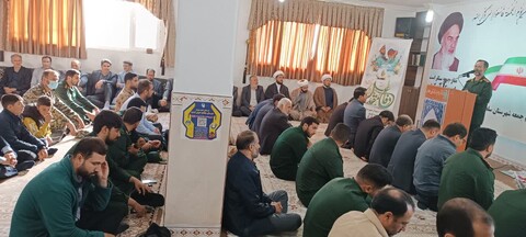 دیدار جمعی از پیشکسوتان دفاع مقدس با امام جمعه سلطانیه