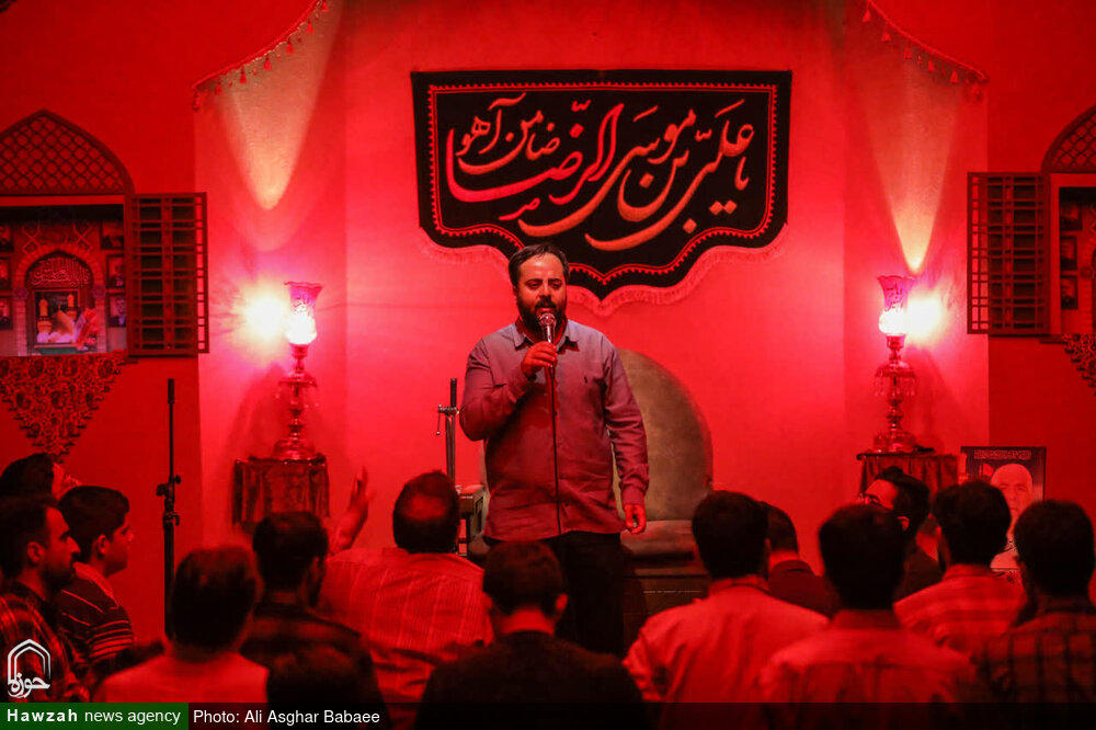 تصاویر/ مراسم توسل به امام رضا علیه السلام در هیئت رزمندگان اسلام یزد