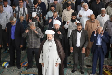 تصاویر/ آیین عبادی سیاسی نماز جمعه شهرستان زاهدان