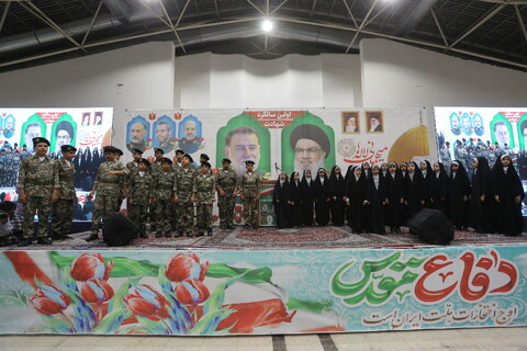 تصاویر / مراسم گرامیداشت اولین سالگرد شهادت شهیدان مقاومت سید حسن نصرالله و عباس نیلفروشان