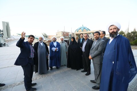 بازدید رئیس سازمان هیأت‌ها و تشکل‌های دینی کشور از باغ موزه دفاع‌مقدس  همدان