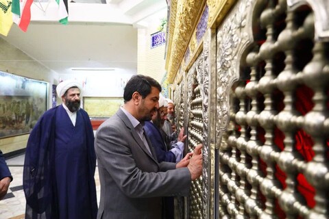 بازدید رئیس سازمان هیأت‌ها و تشکل‌های دینی کشور از باغ موزه دفاع‌مقدس  همدان