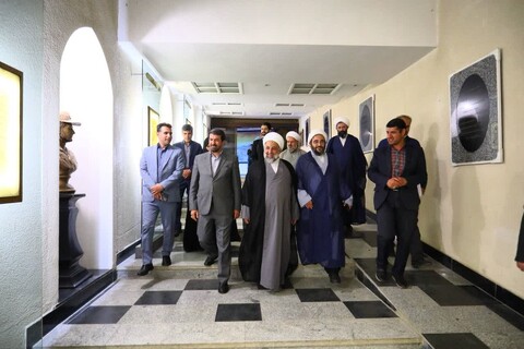 بازدید رئیس سازمان هیأت‌ها و تشکل‌های دینی کشور از باغ موزه دفاع‌مقدس  همدان