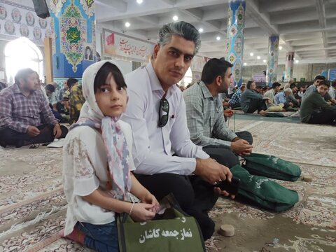 تصاویر/ نمازعبادی سیاسی جمعه کاشان