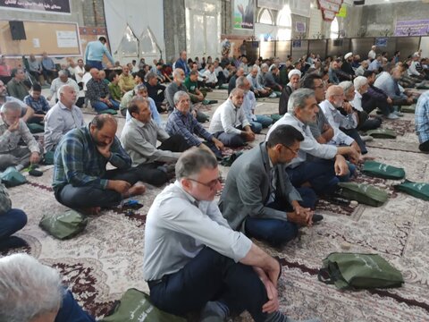 تصاویر/ نمازعبادی سیاسی جمعه کاشان