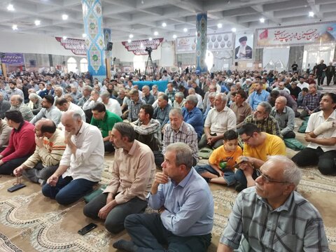 تصاویر/ نمازعبادی سیاسی جمعه کاشان