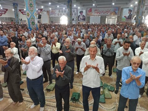 تصاویر/ نمازعبادی سیاسی جمعه کاشان