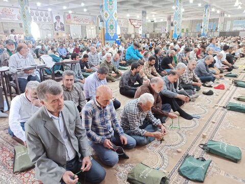 تصاویر/ نمازعبادی سیاسی جمعه کاشان