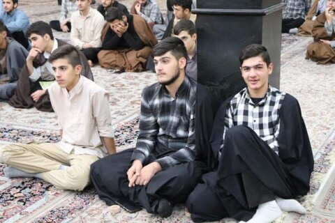 تصاویر/ مراسم بزرگداشت هفته دفاع مقدس در حوزه علمیه بناب