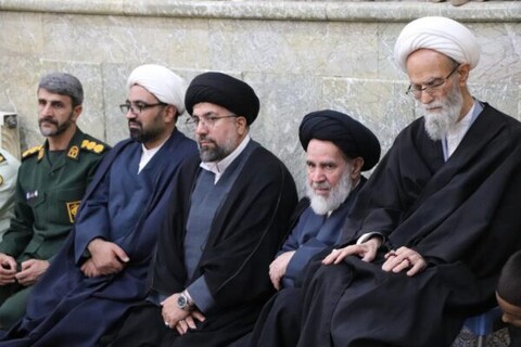 تصاویر/ مراسم بزرگداشت هفته دفاع مقدس در حوزه علمیه بناب