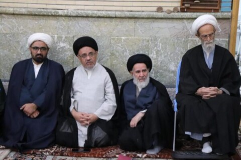 تصاویر/ مراسم بزرگداشت هفته دفاع مقدس در حوزه علمیه بناب