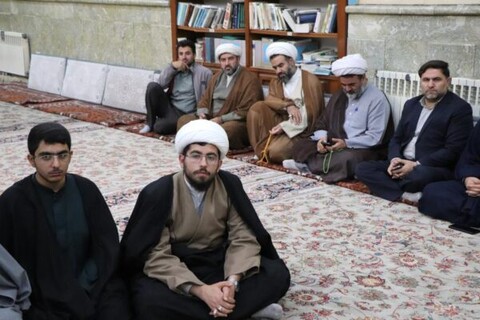 تصاویر/ مراسم بزرگداشت هفته دفاع مقدس در حوزه علمیه بناب