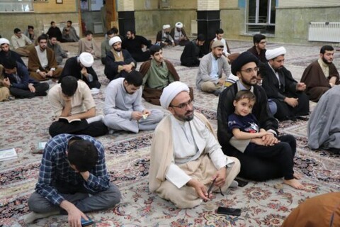 تصاویر/ مراسم بزرگداشت هفته دفاع مقدس در حوزه علمیه بناب