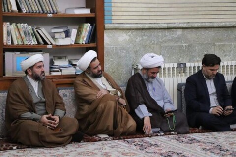 تصاویر/ مراسم بزرگداشت هفته دفاع مقدس در حوزه علمیه بناب