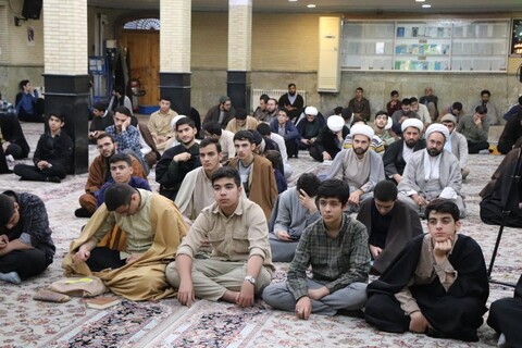 تصاویر/ مراسم بزرگداشت هفته دفاع مقدس در حوزه علمیه بناب