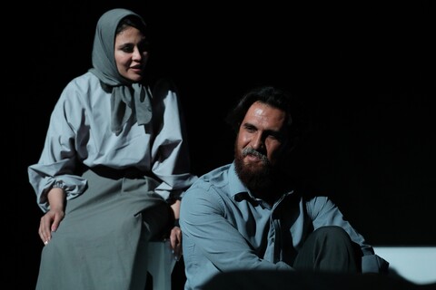 تصاویر/ آغاز اجرای نمایش «قرار» در قم با محوریت شهدای غواص دفاع مقدس