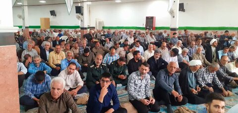 تصاویر/ نمازعبادی سیاسی جمعه آران وبیدگل