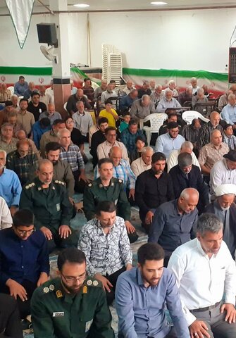 تصاویر/ نمازعبادی سیاسی جمعه آران وبیدگل