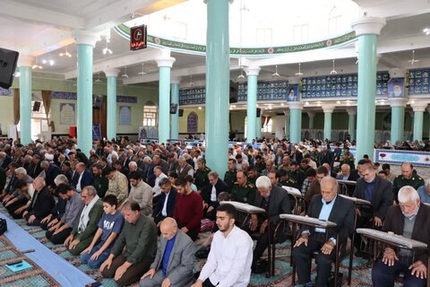 تصاویر/ اقامه نماز جمه شهرستان تکاب