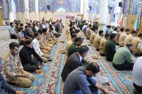 نماز جمعه خارگ به روایت تصویر