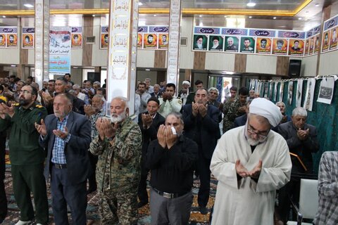 تصاویر/ اقامه نماز جمعه شهر کشاورز