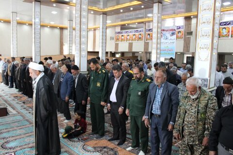 تصاویر/ اقامه نماز جمعه شهر کشاورز