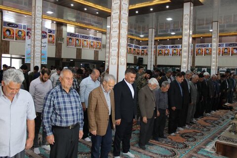 تصاویر/ اقامه نماز جمعه شهر کشاورز
