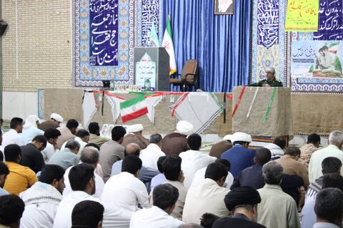 آیین عبادی سیاسی نماز جمعه در شهرستان دلگان