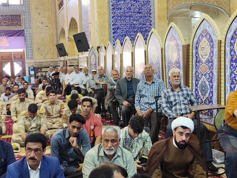 تصاویر/ اقامه نماز جمعه شهر بم